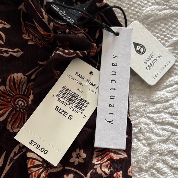 Sanctuary Black and Brown Floral Camisole - Picture 2 of 4